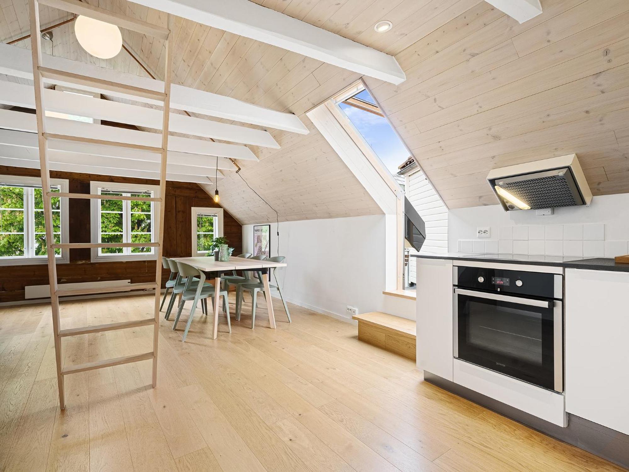 Charming Rooftop Apartment In Heart Of Stavanger Exterior foto